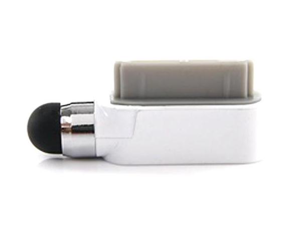 Stylus Pen / Anti-Dust-Plug for iPhone 4/4S, White